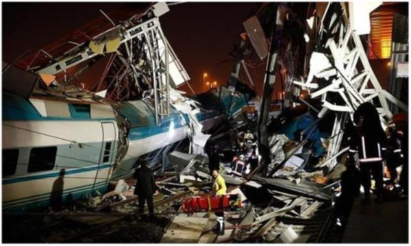 Ankara’da Tren Kazasında Ölü Ve Yaralılar Var