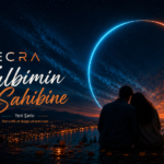 MECRA Kalbimin Sahibinde şarkısı için romantik gece temalı kapak görseli